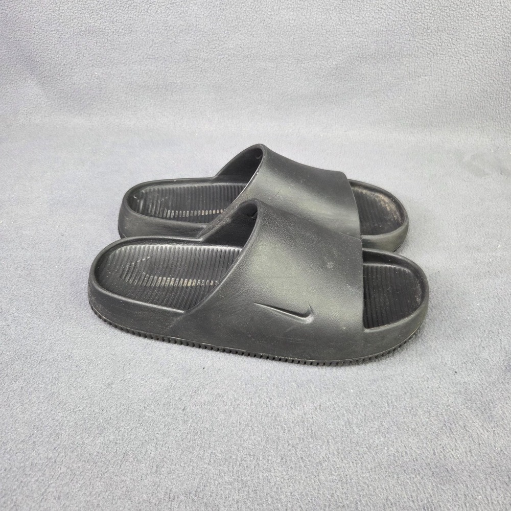 Nike Calm Slide Black Slip On Slides DX4816-001 Women's Size 9 / Men's 8